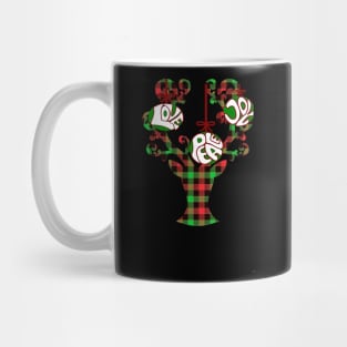 Cool Christmas Deer Peace Love & Joy Mug